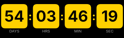 Countdown to registration opening Sunday, December 6 at 2:30 PM PT